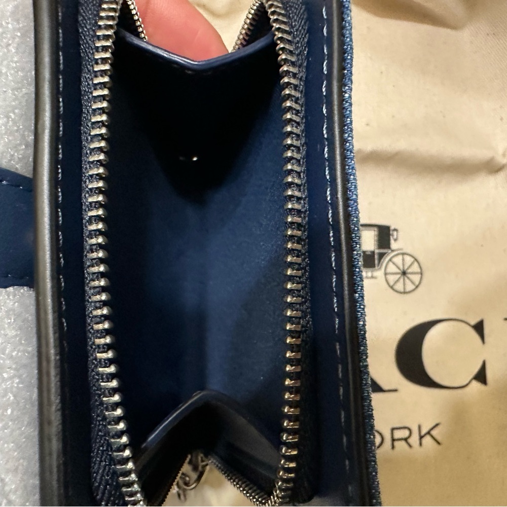Coach Denim Snap Wallet - Picture 7 of 14